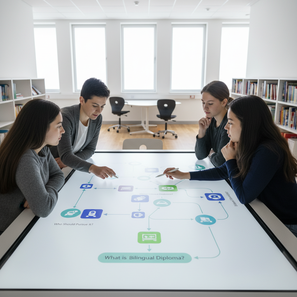 IB çift dilli diploma kavram haritası
