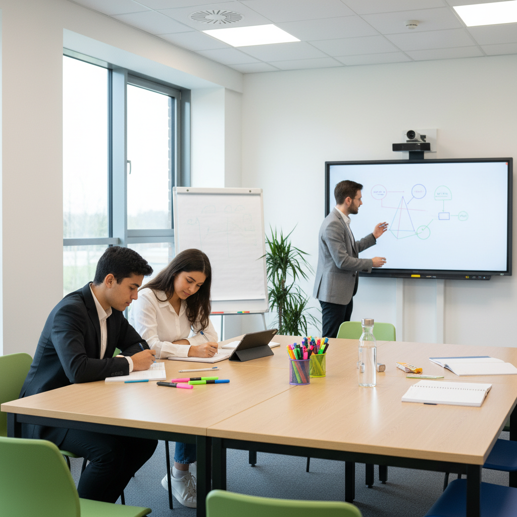 IB sınav haftası planlama ve masa düzeni